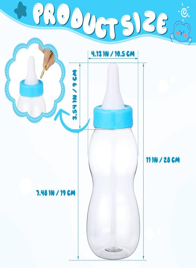 Alasum Baby Bottle Piggy Bank 11 Inch Transparent Plastic Coin Bank for Kids Birthday and Desktop Decoration Fun Money Saving Pot - Image 4